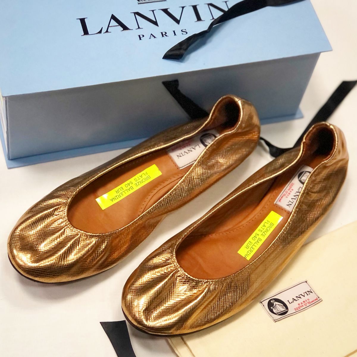 Балетки Lanvin  размер 38.5 цена 15 385 руб 