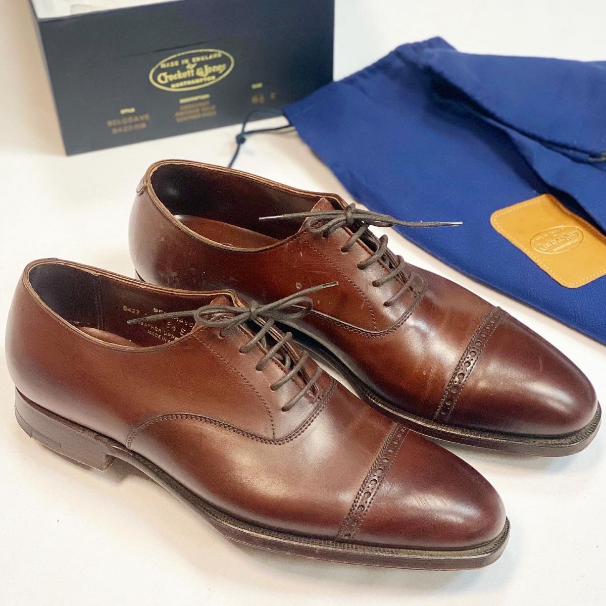 Ботинки Crockett &amp;Jones размер 40.5 цена 15 385 руб 