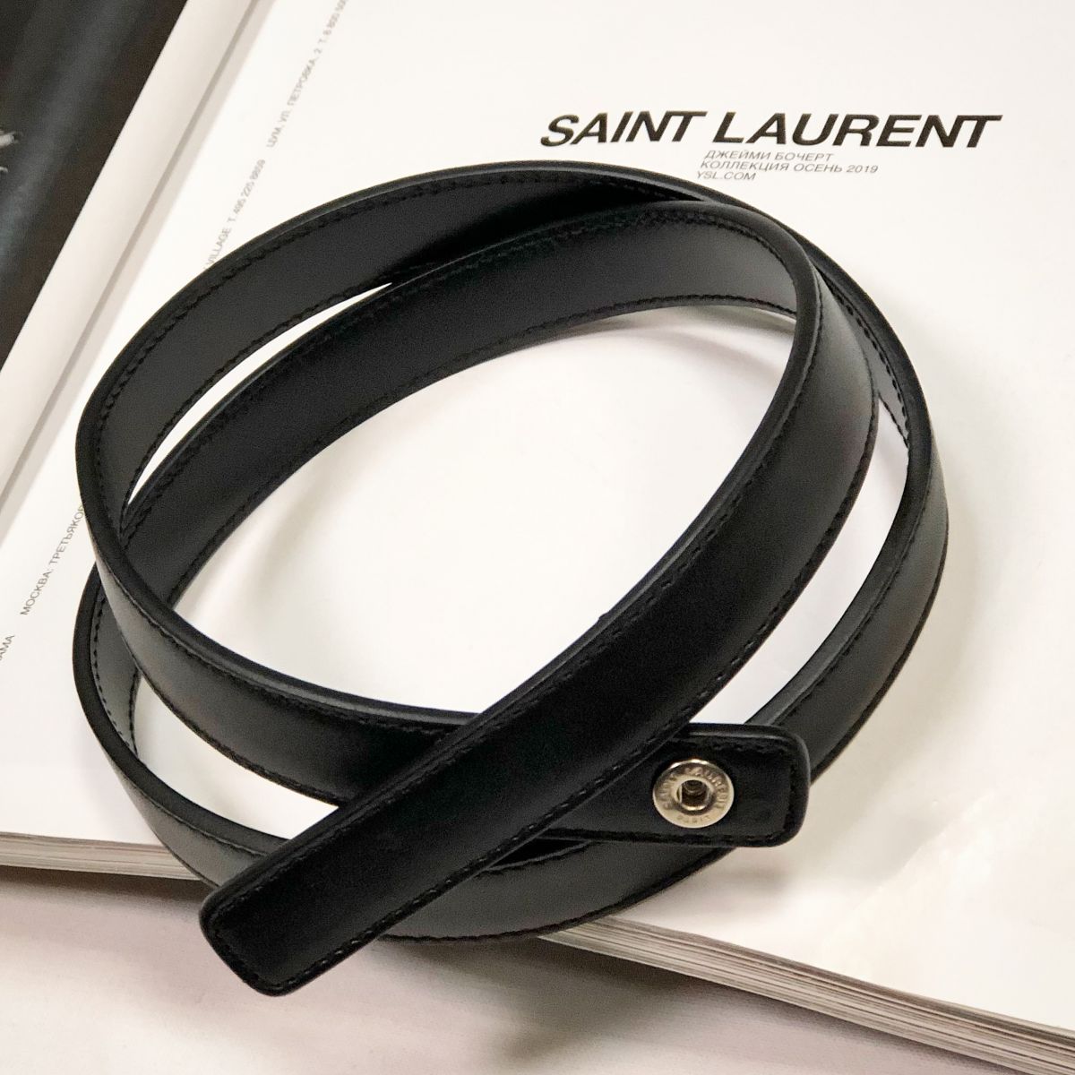 Пояс Saint Laurent  размер S цена 4 616 руб