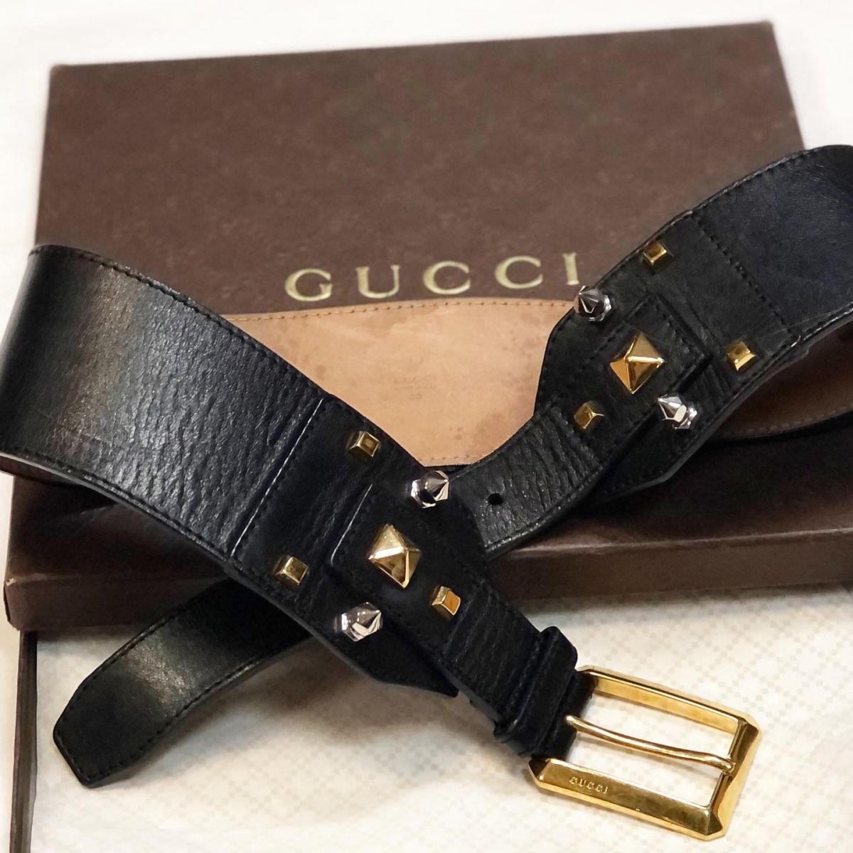 Ремень Gucci  размер 38 цена 6 154 руб