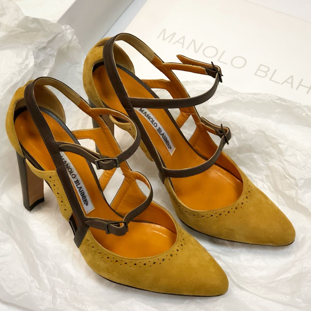 Туфли Manolo Blahnik  размер 38 цена 4 616 руб