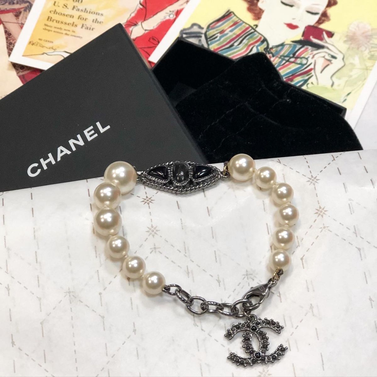 Браслет Chanel цена 15 385 руб