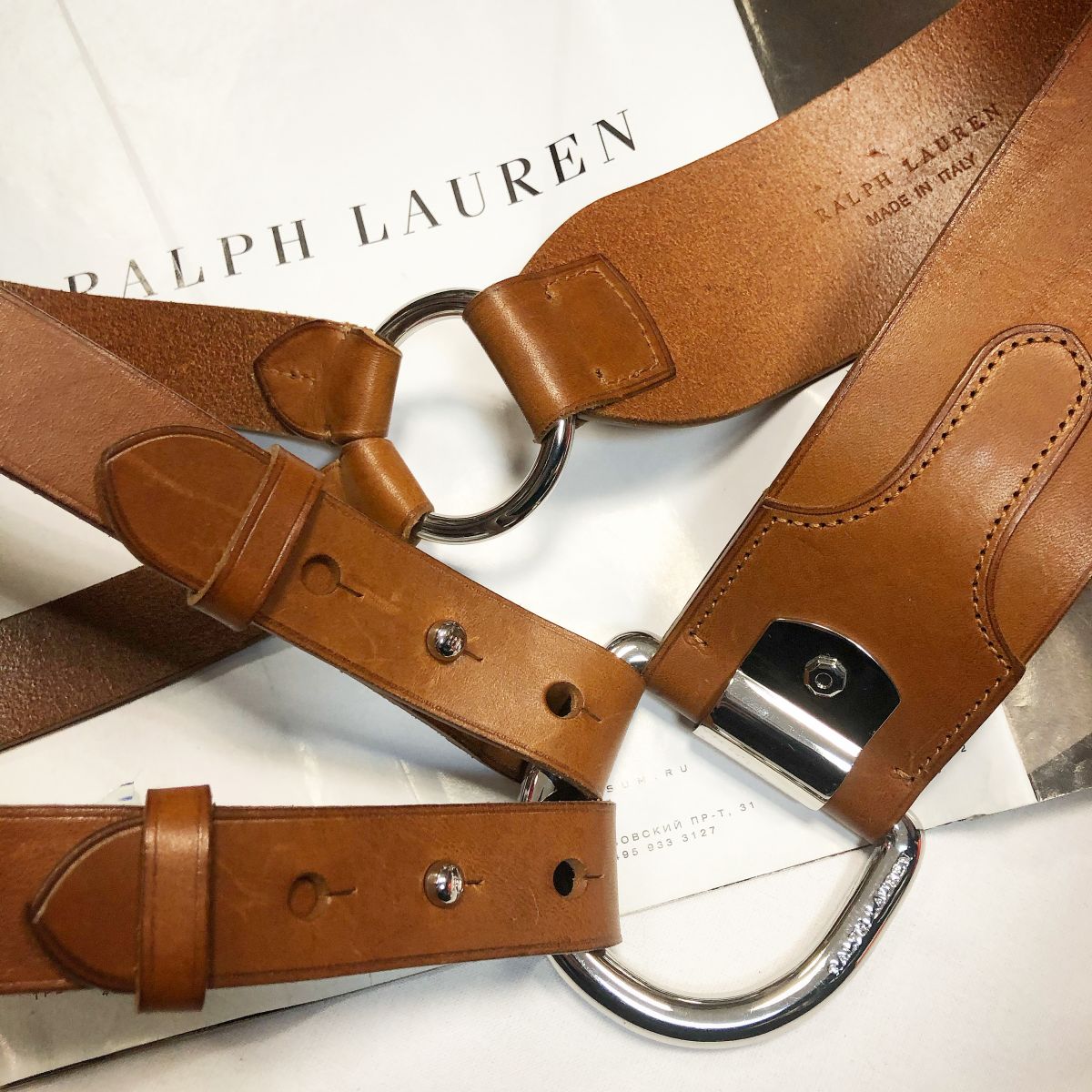 Ремень Ralph Lauren  размер S цена 6 154 руб