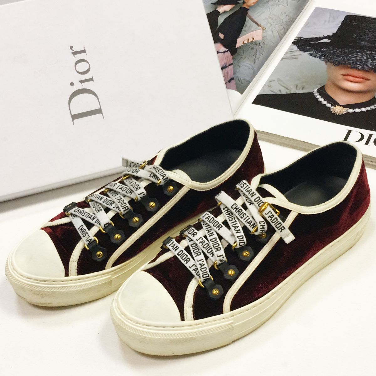 Кеды Кристиан DIOR  размер 38.5 цена 23 078 руб 