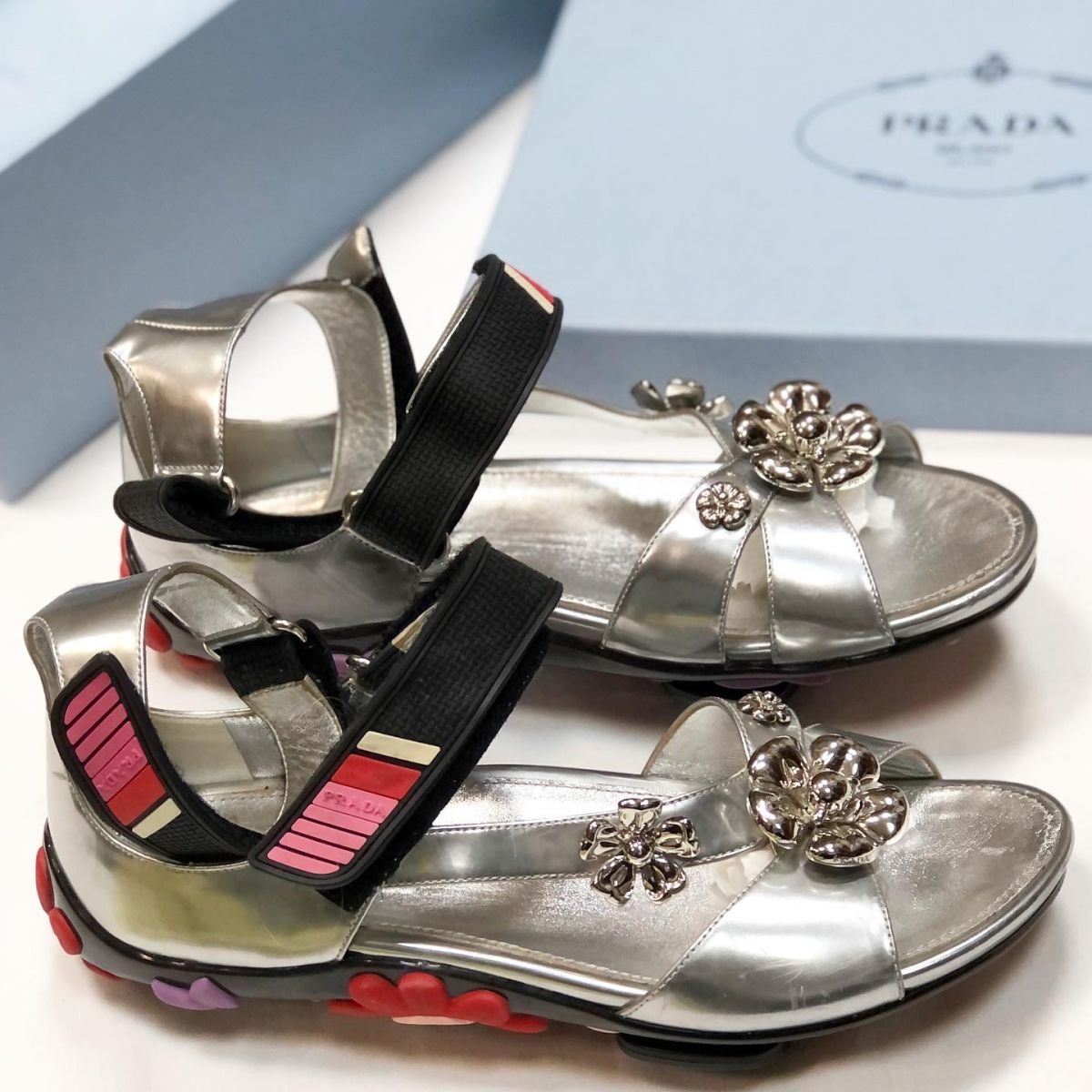 Сандали Prada размер 41.5 цена 23 078 руб 