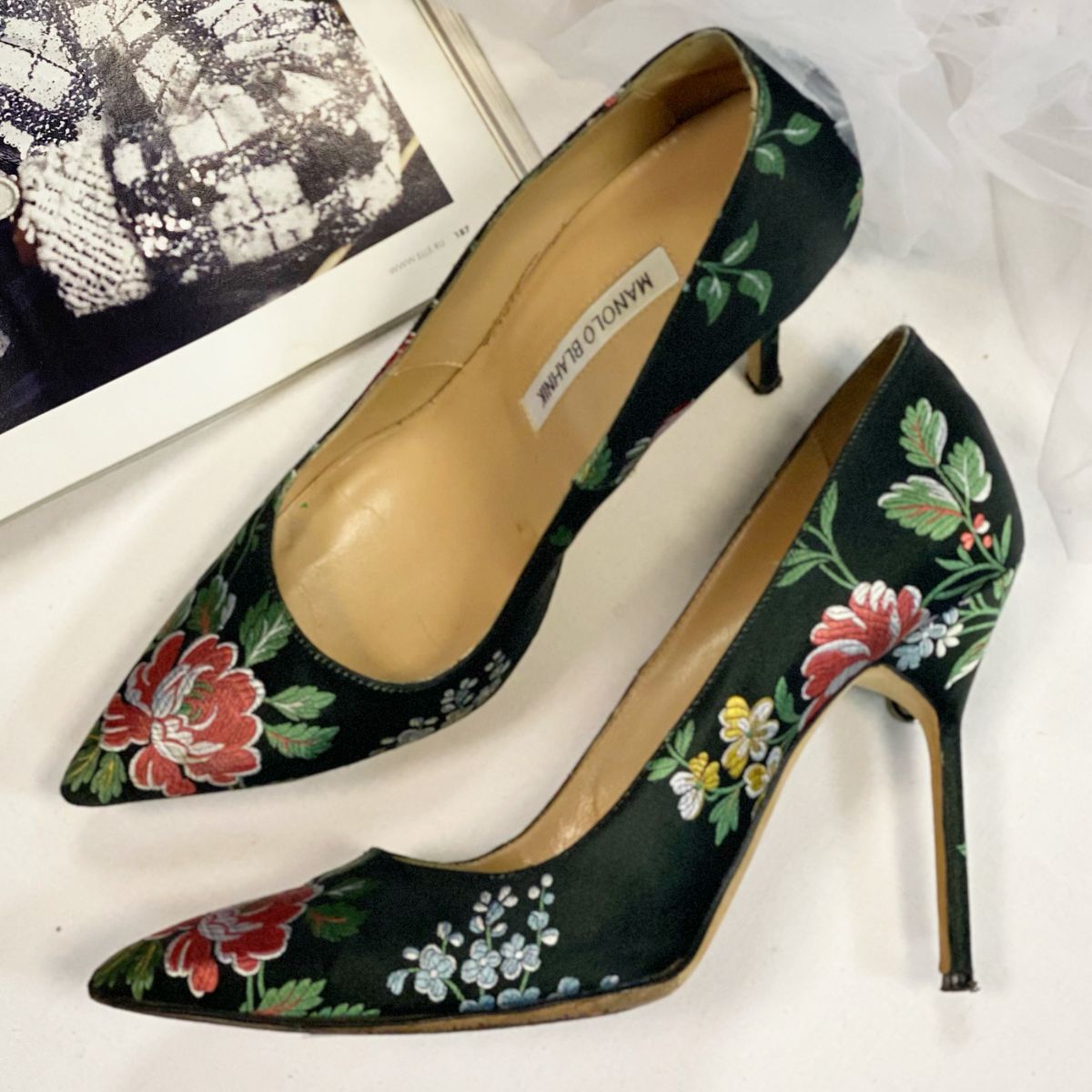 Туфли MANOLO BLAHNIK  размер 37 цена 12 308 руб 