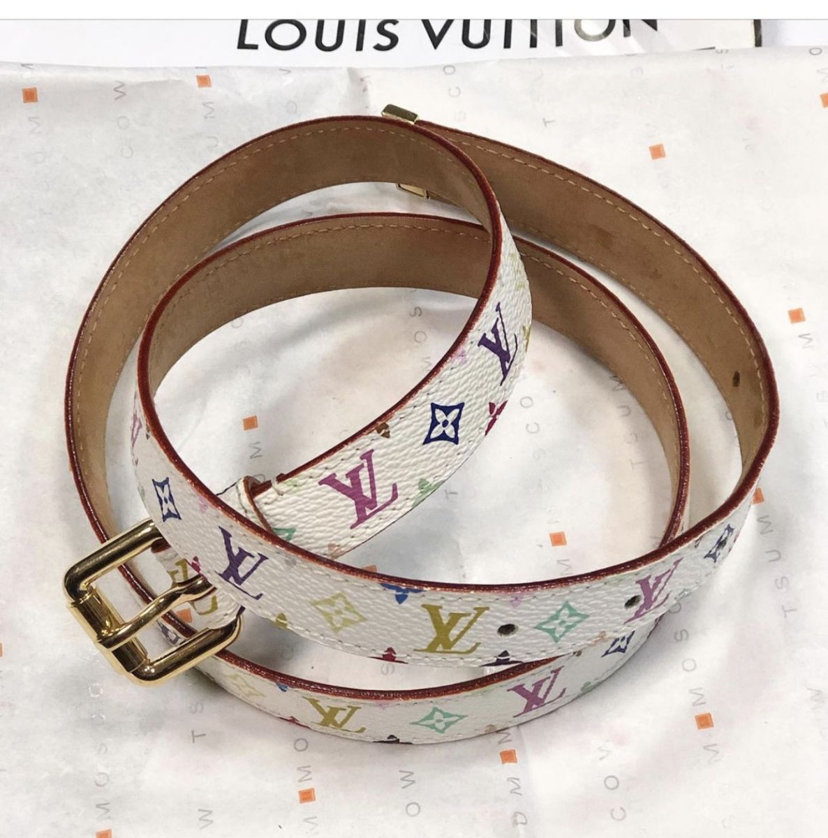 Ремень Louis Vuitton размер 80*32 цена 9 231 руб 