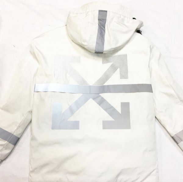 Пуховик коллаборация Moncler & Off white 