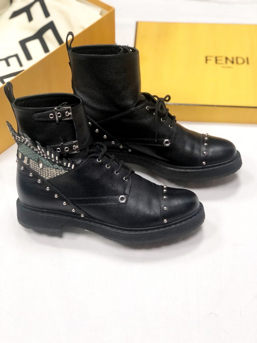 Ботинки FENDI размер 38.5 цена 23 078 руб 