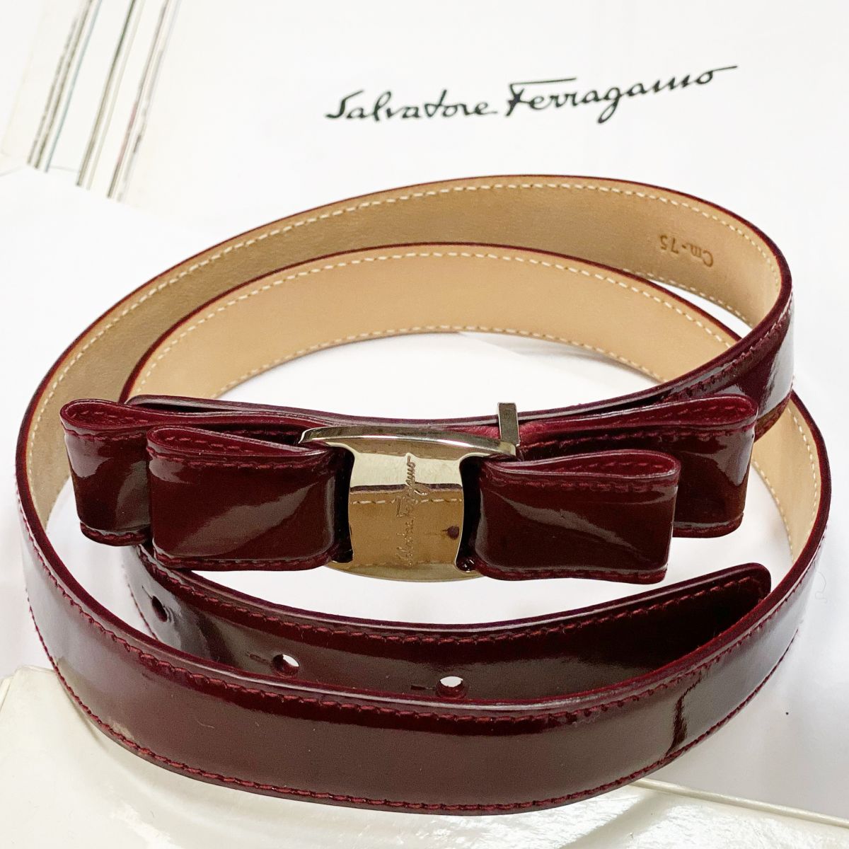 Ремень Salvatore Ferragamo размер 75 цена 3 847 руб 