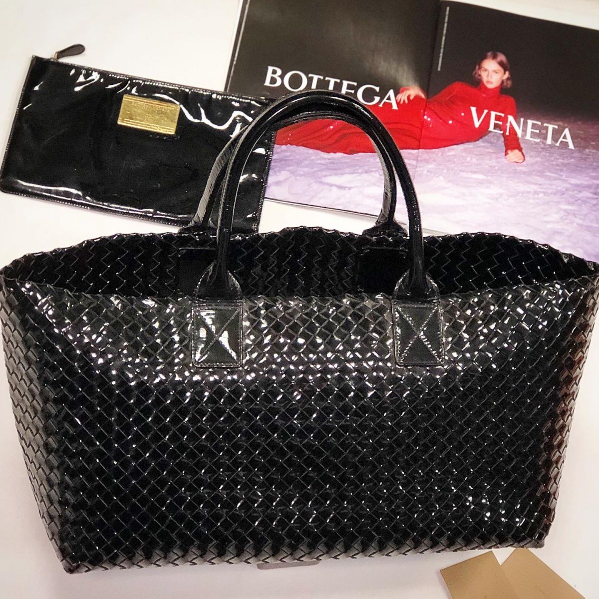 Сумка Bottega Veneta размер 40/25 цена 46 155 руб