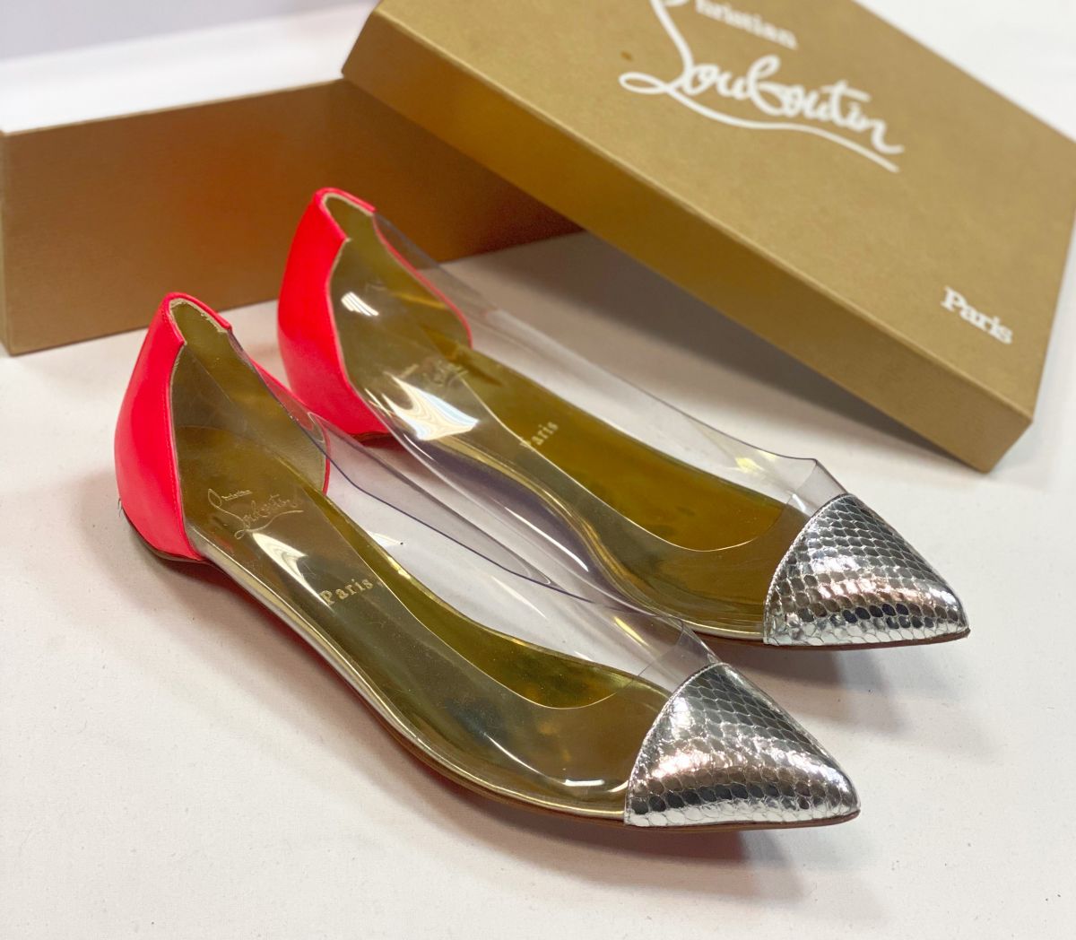 Балетки Louboutin размер 41.5 цена 15 385 руб