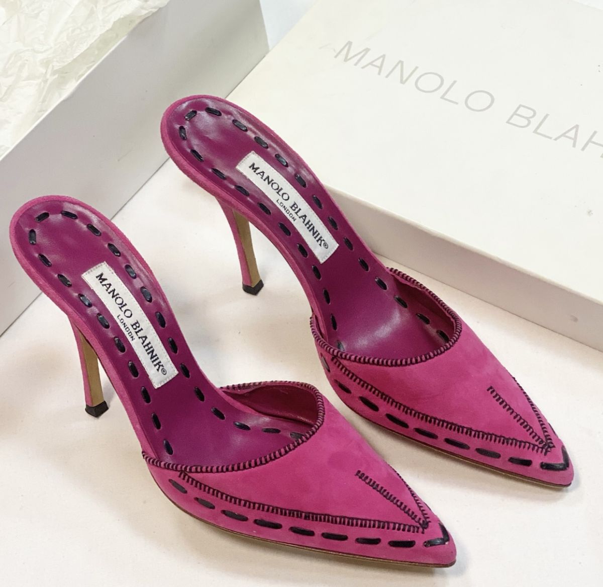 Сабо Manolo Blahnik размер 38.5 цена 10 770 руб / новые / 