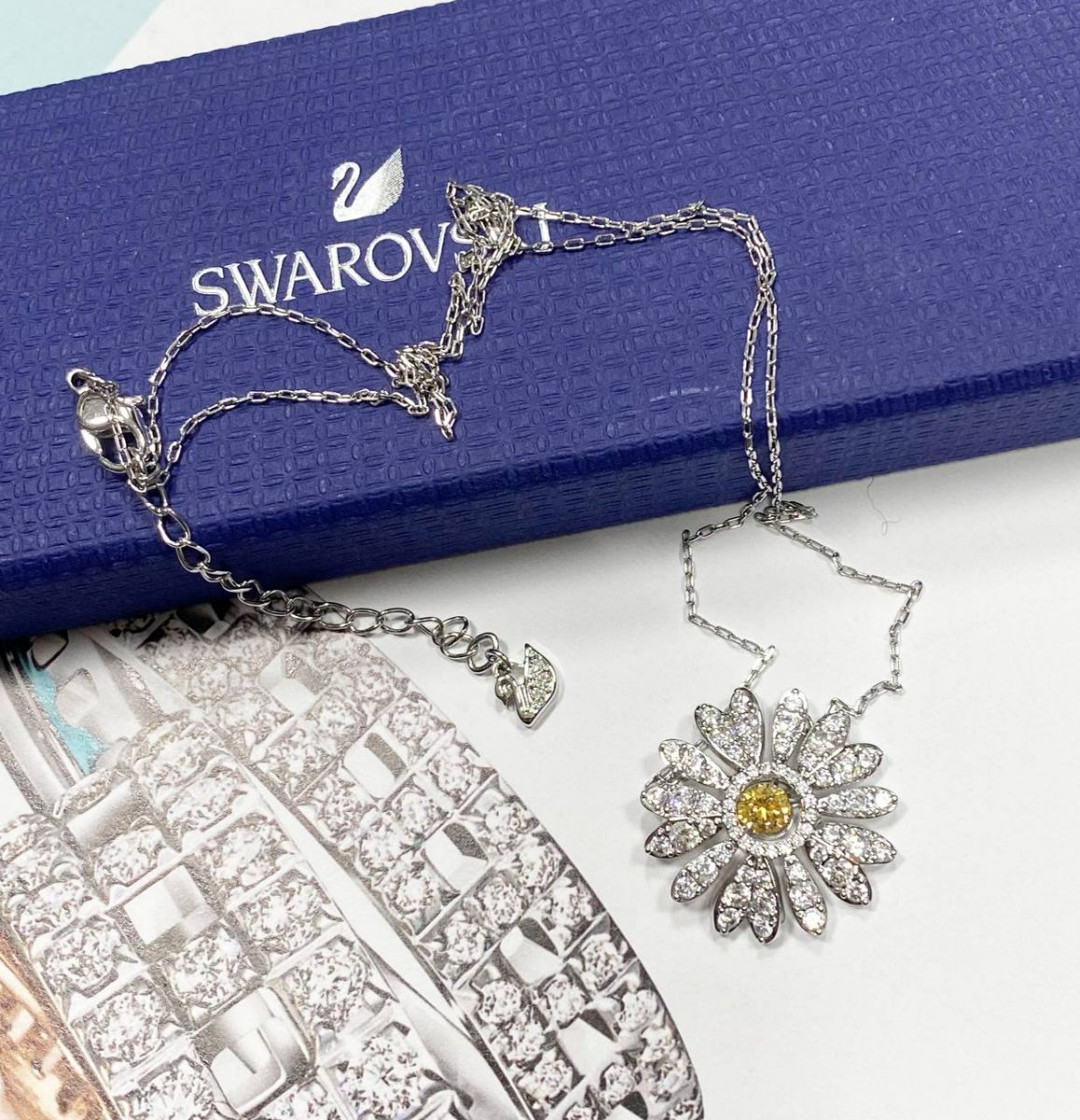 Подвеска/камни/ Swarovski цена 5 385 руб/в коробке/ 