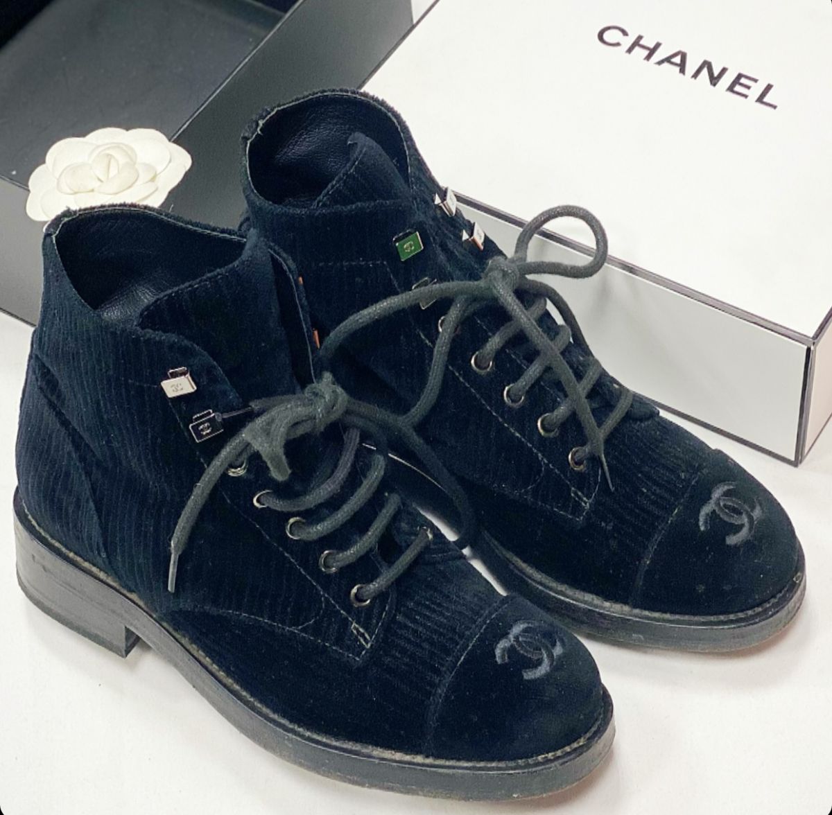 Ботинки Chanel размер 36 цена 30 770 руб 