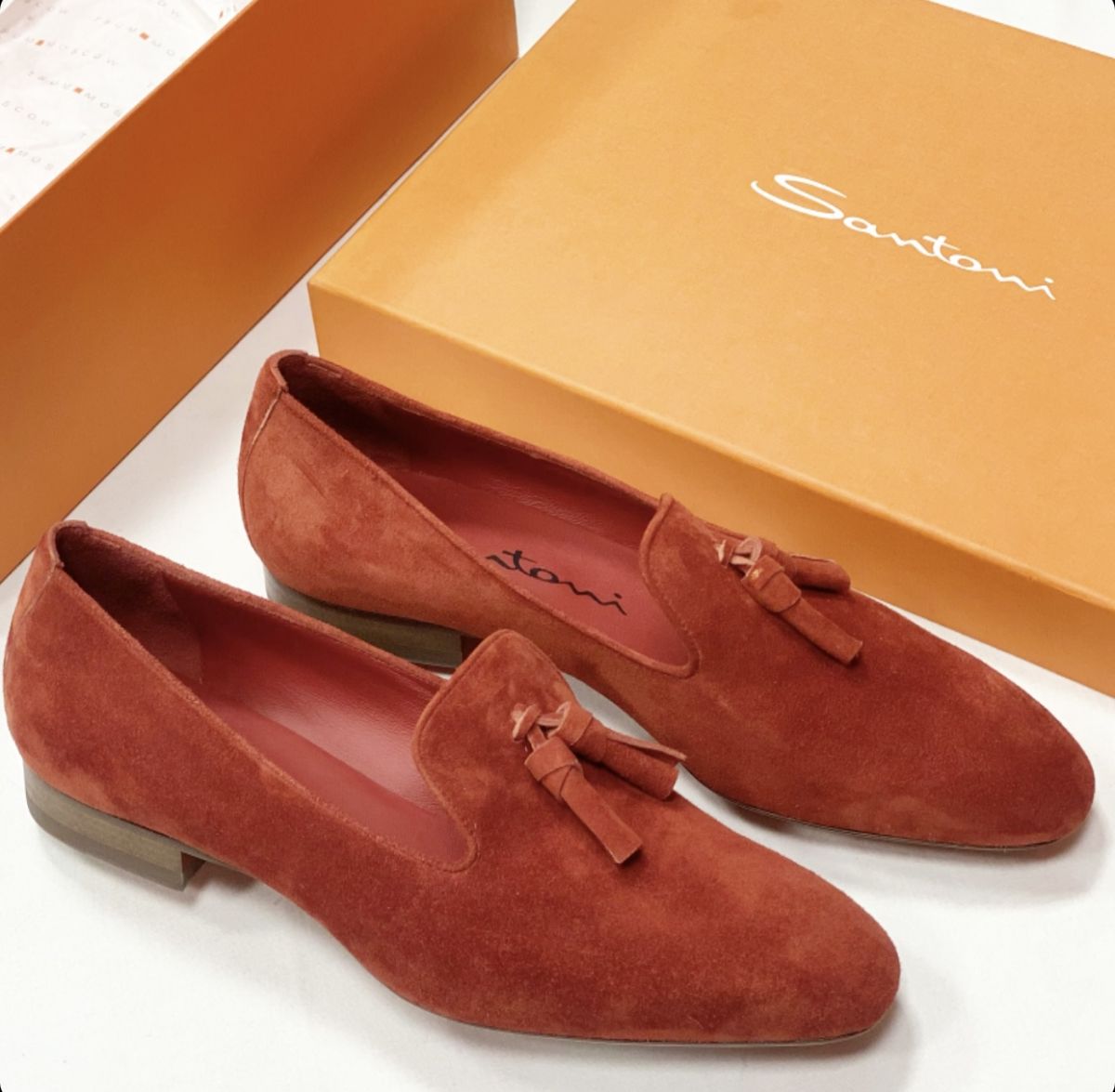 Лоферы Santoni размер 40.5 цена 27 693 руб / новые / 