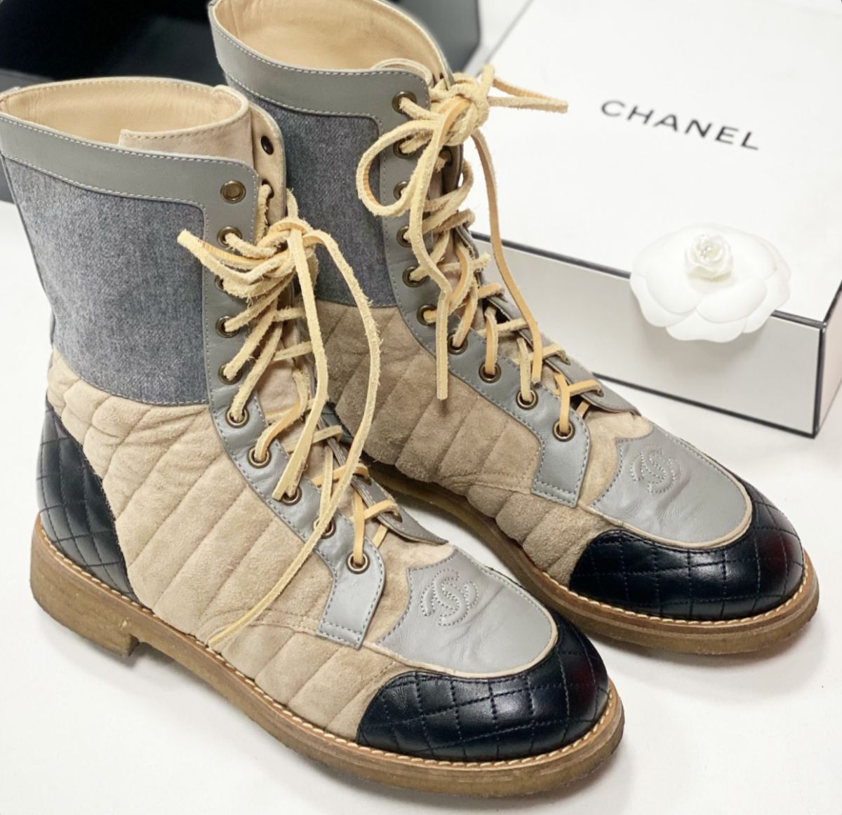 Ботинки Chanel размер 41 цена 30 770 руб 