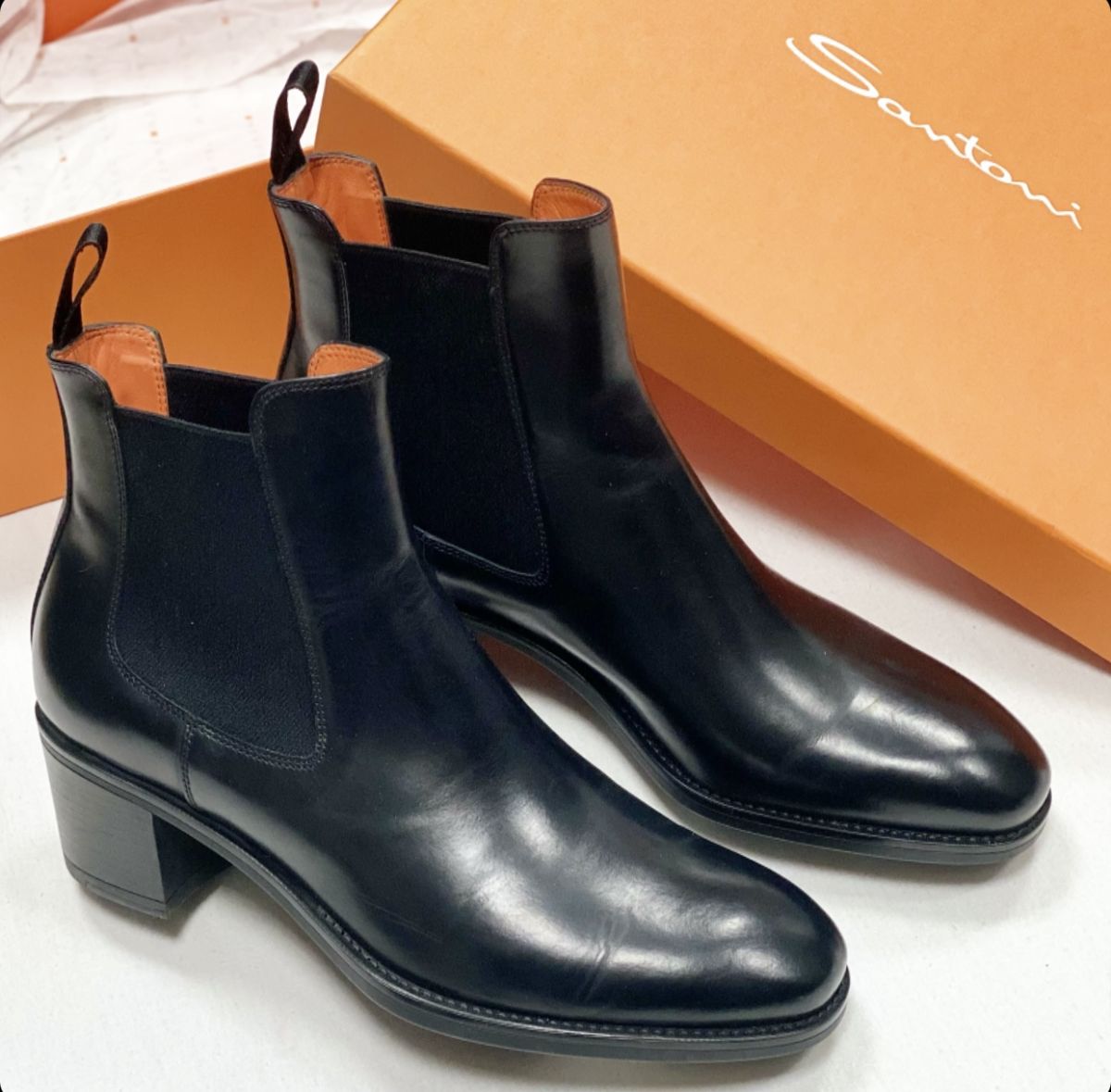 Ботильоны Santoni размер 39 цена 30 770 руб 