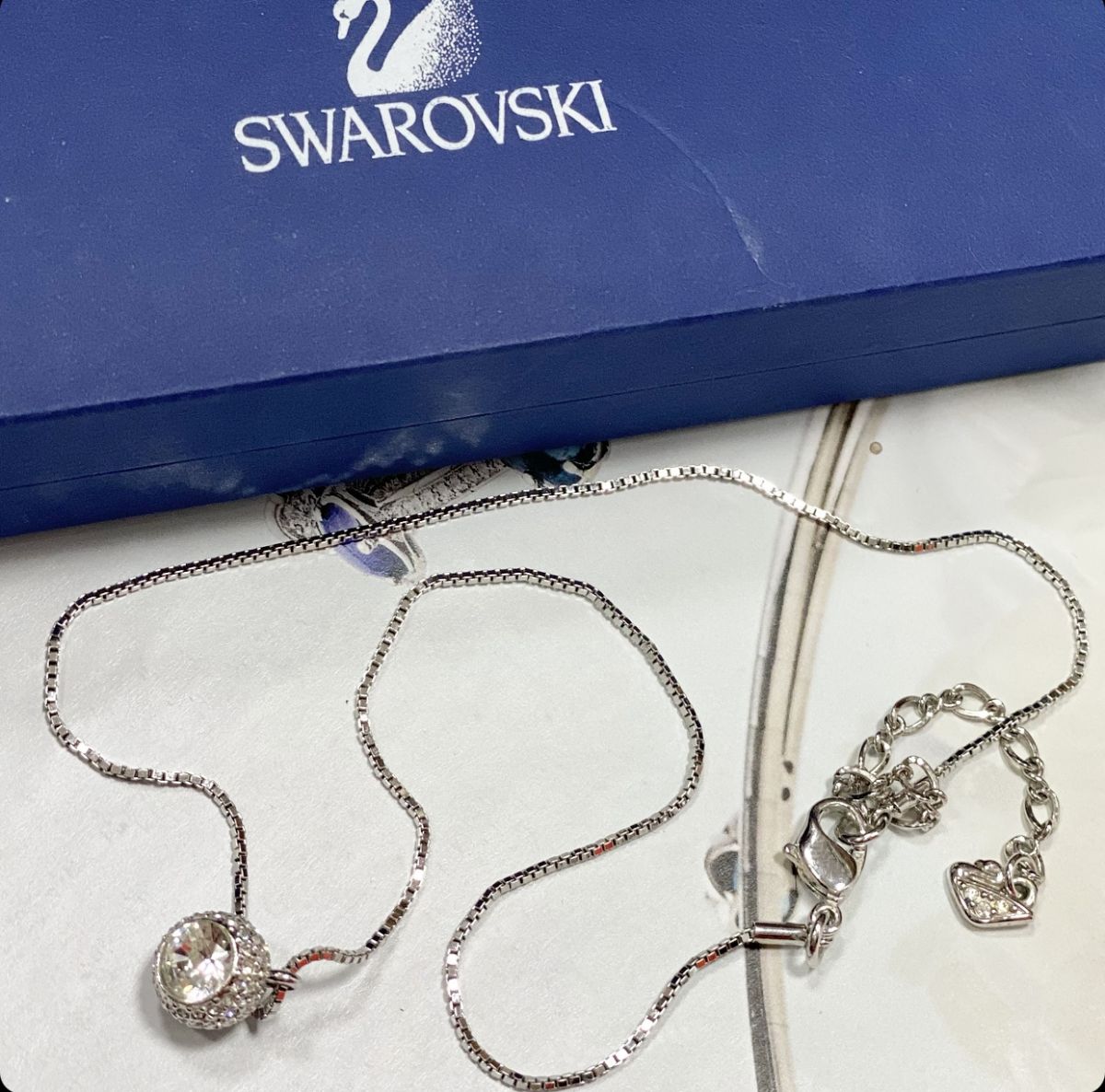 Подвеска с цепочкой Swarovski цена 5 385 руб 