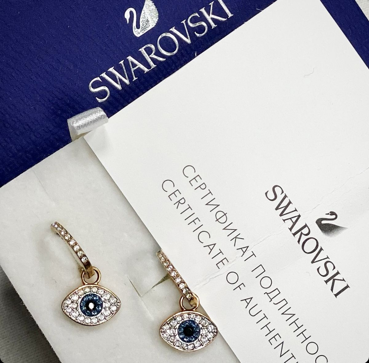 Серьги Swarovski цена 3 847 руб / упаковка / 