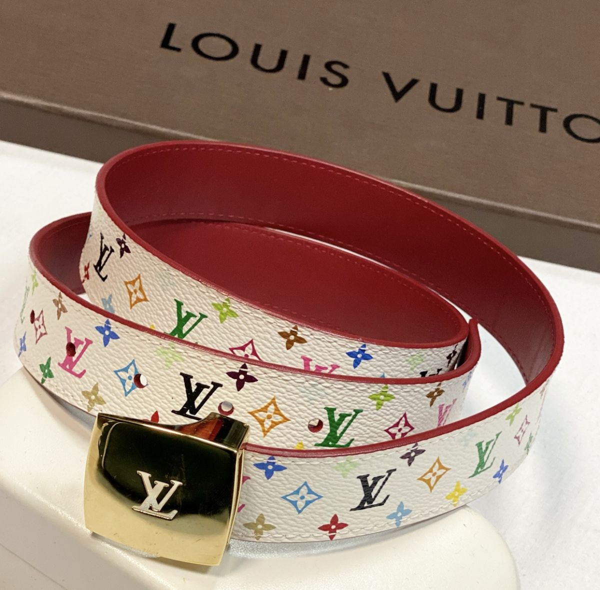 Ремень Louis Vuitton размер 90/36 цена 10 770 руб 