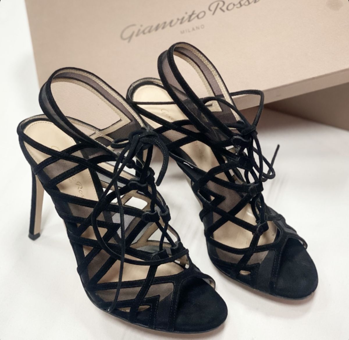 Босоножки Gianvito Rossi размер 36 цена 7 693 руб 