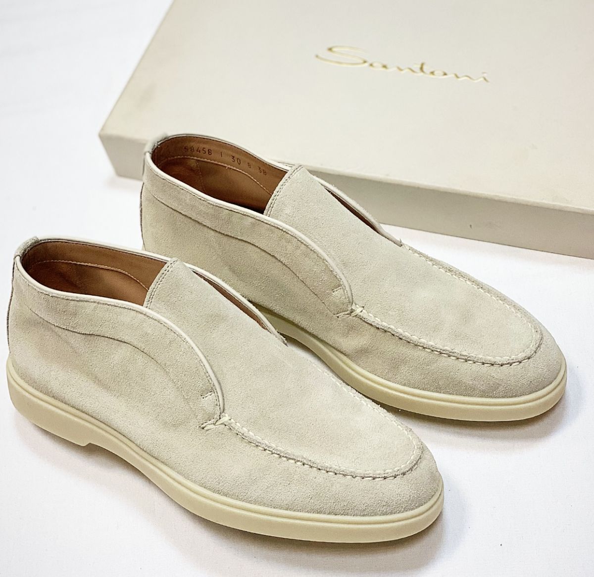 Лоферы Santoni размер 38 цена 30 770 руб 