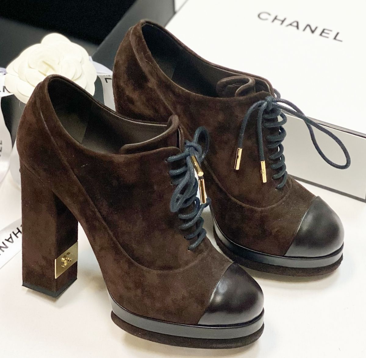 Ботильоны Chanel размер 37 цена 30 770 руб 