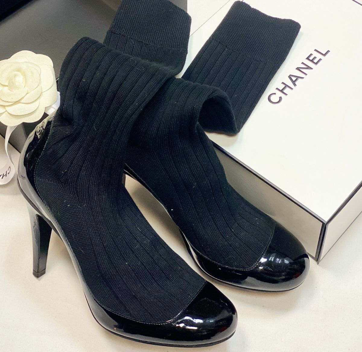 Ботильоны Chanel размер 38 цена 10 770 руб 