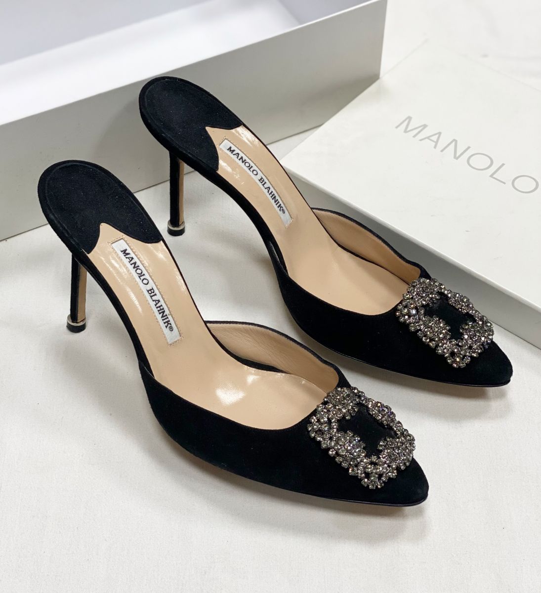 Сабо /камни/ Manolo Blahnik размер 40.5 цена 30 770 руб