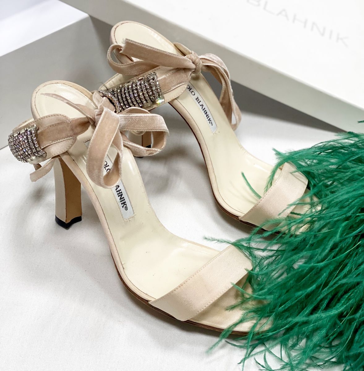 Босоножки /камни/ Manolo Blahnik размер 39 цена 30 770 руб