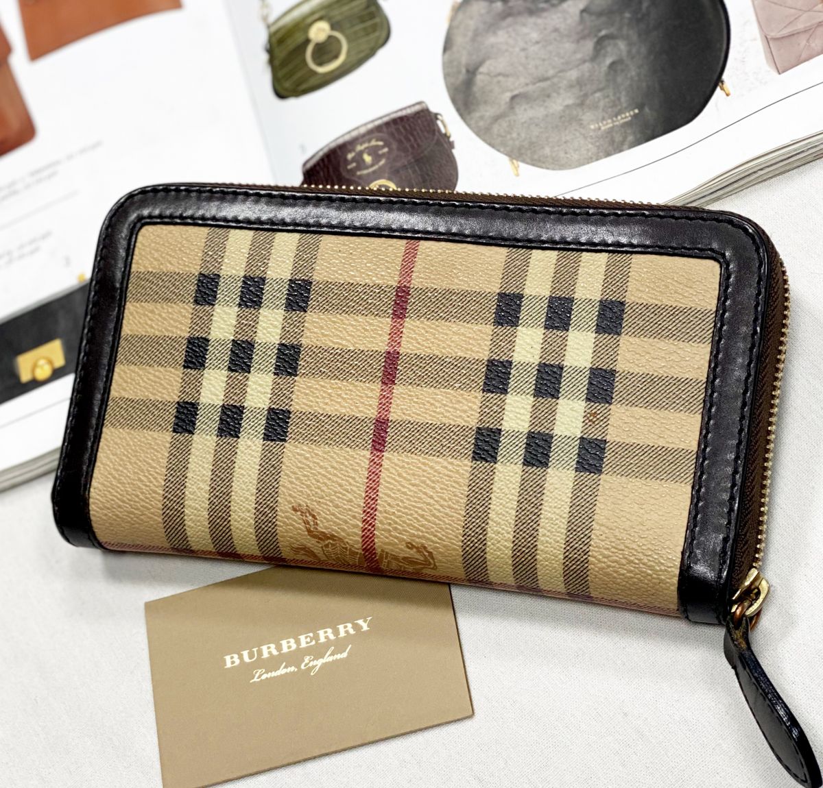 Кошелек Burberry цена 10 770 руб